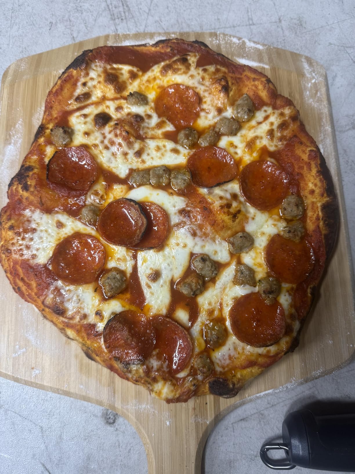 NutriChef Portable Outdoor Gas Pizza Oven - Unique Design, Easy Bake Oven with Pizza Stone, Foldable Feet, One-Touch Gas Ignition, Adjustable Heat Control, Stainless Steel, 932°F Max customer photo 1