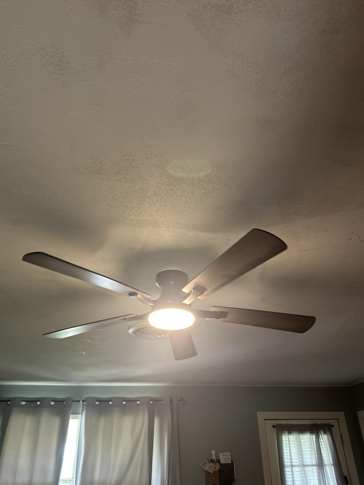 ZMISHIBO 52 Inch Smart Ceiling Fan with RGB Light, Alexa/App/Remote Control customer photo 2
