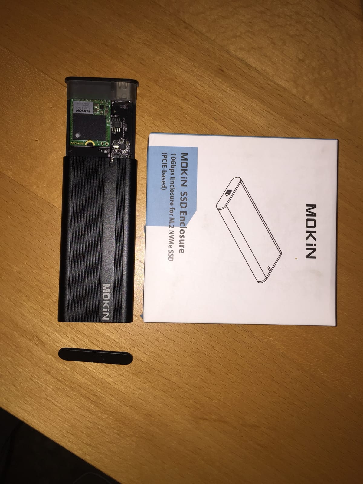 MOKiN 40Gbps M.2 NVMe SSD Enclosure, Thunderbolt for M1 Pro/Max Mac customer photo 1