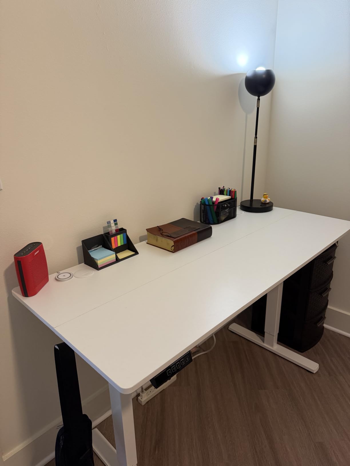 DUMOS 40 Inch Electric Standing Desk, Memory Adjustable Home Office Desk customer photo 1