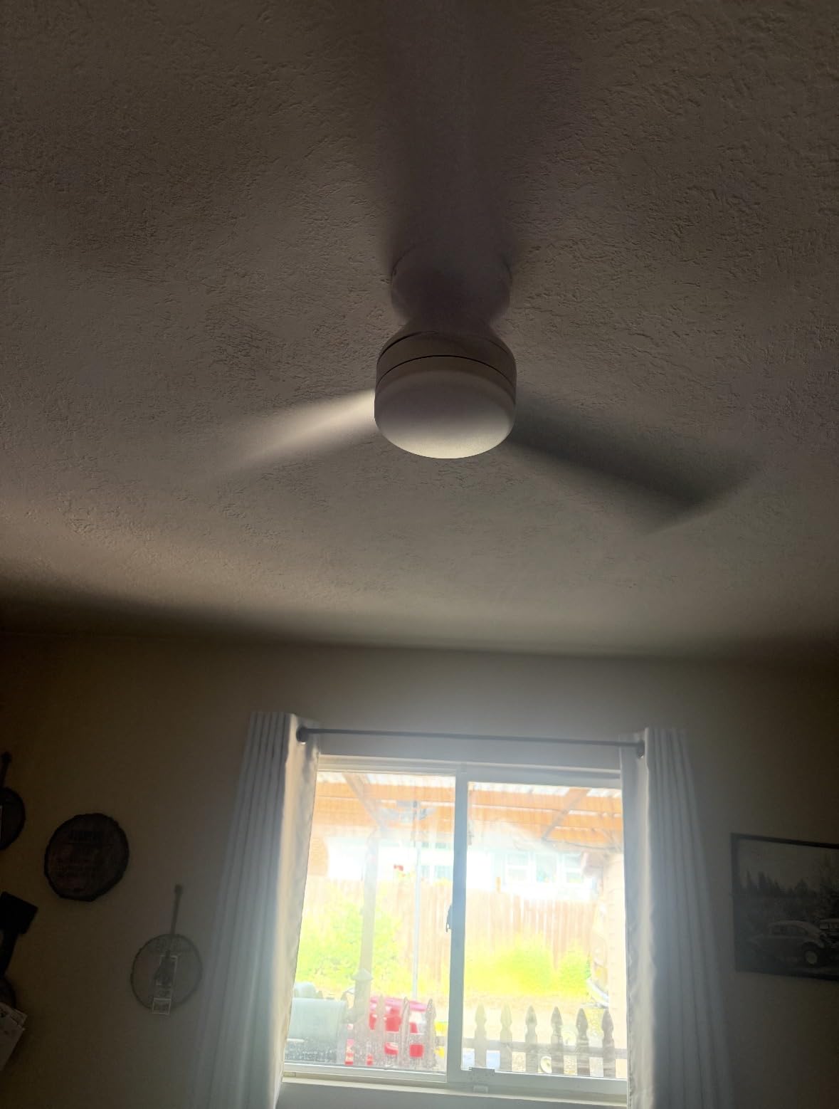 Ceiling Fans with Lights - 42 Inch Low Profile Ceiling Fan with Light and Remote Control, Reversible, 3CCT Dimmable, Noiseless, White Small Flush Mount Ceiling Fan for Bedroom Indoor/Outdoor customer photo 2