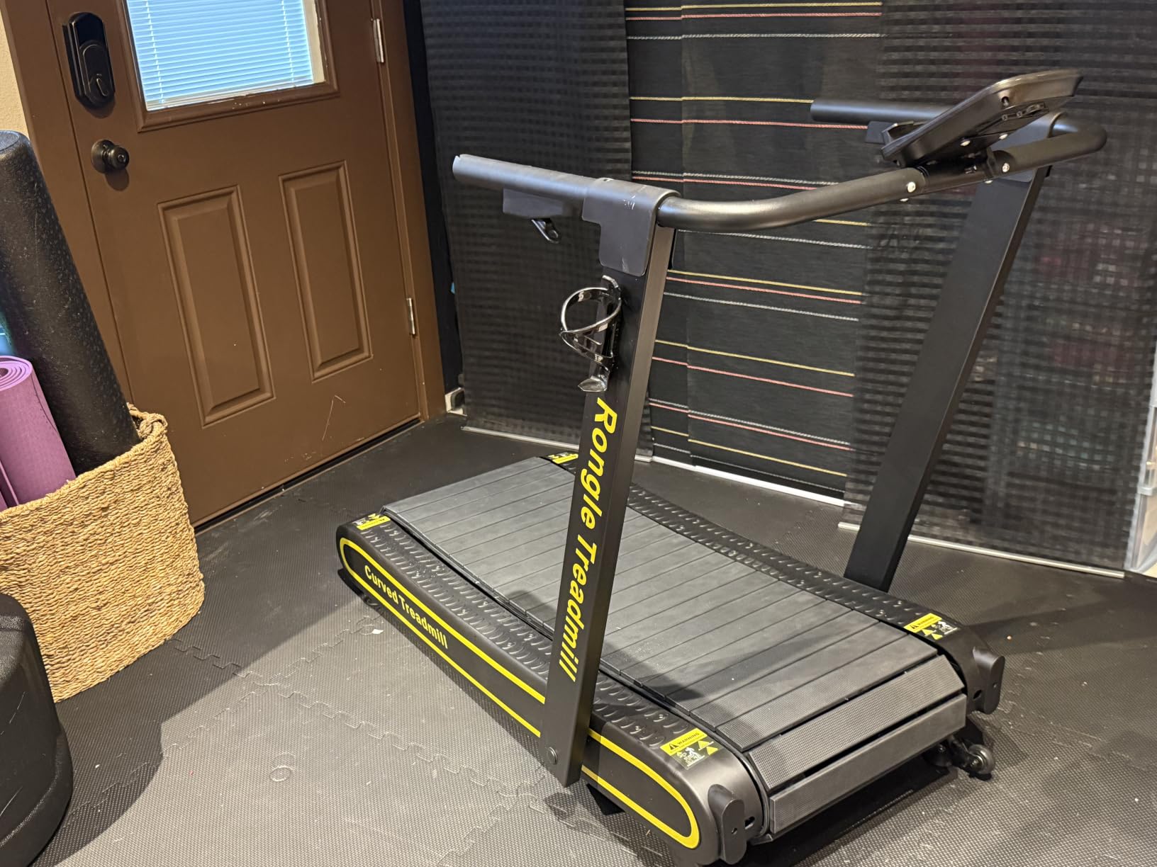Curved Treadmill, Non-Electric and Foldable for Home Running 350LBS customer photo 2