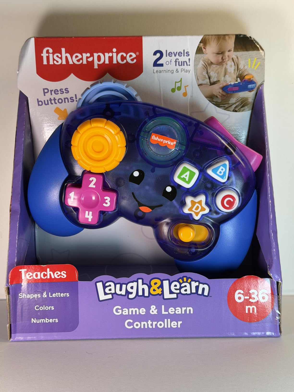 Fisher-Price Laugh & Learn Game & Learn Controller, Purple customer photo 2