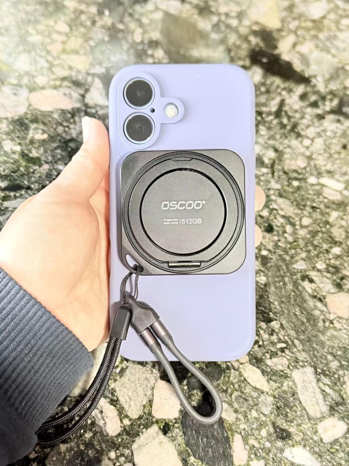 2TB Magnetic Portable SSD, Up to 2000MB/s – External Solid State Drive customer photo 1