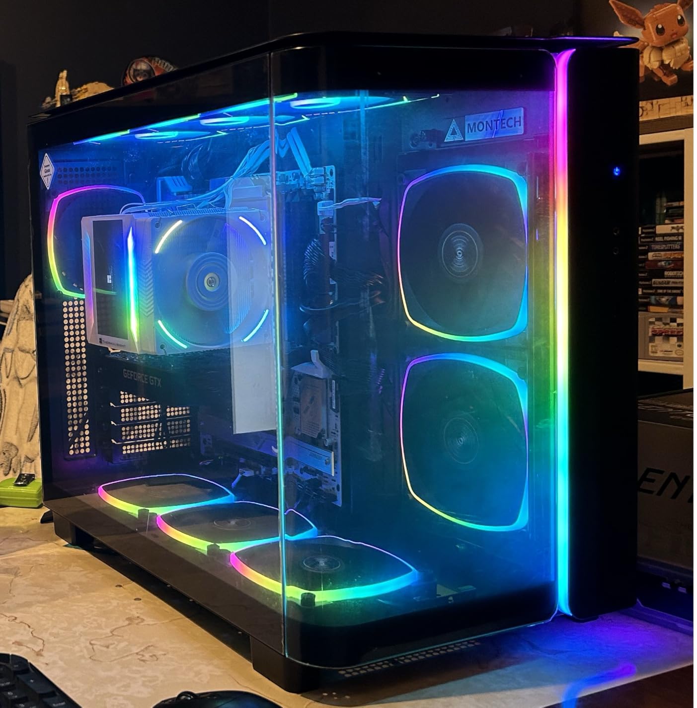 Thermalright Peerless Assassin 120 Vision MAX ARGB White CPU Air Cooler, Twin Tower Radiator 2150RPM,480x854 Resolving Power IPS Screen with 5'',Computer Cooler for Intel lga1851/1700/115x,AM4/AM5 customer photo 2