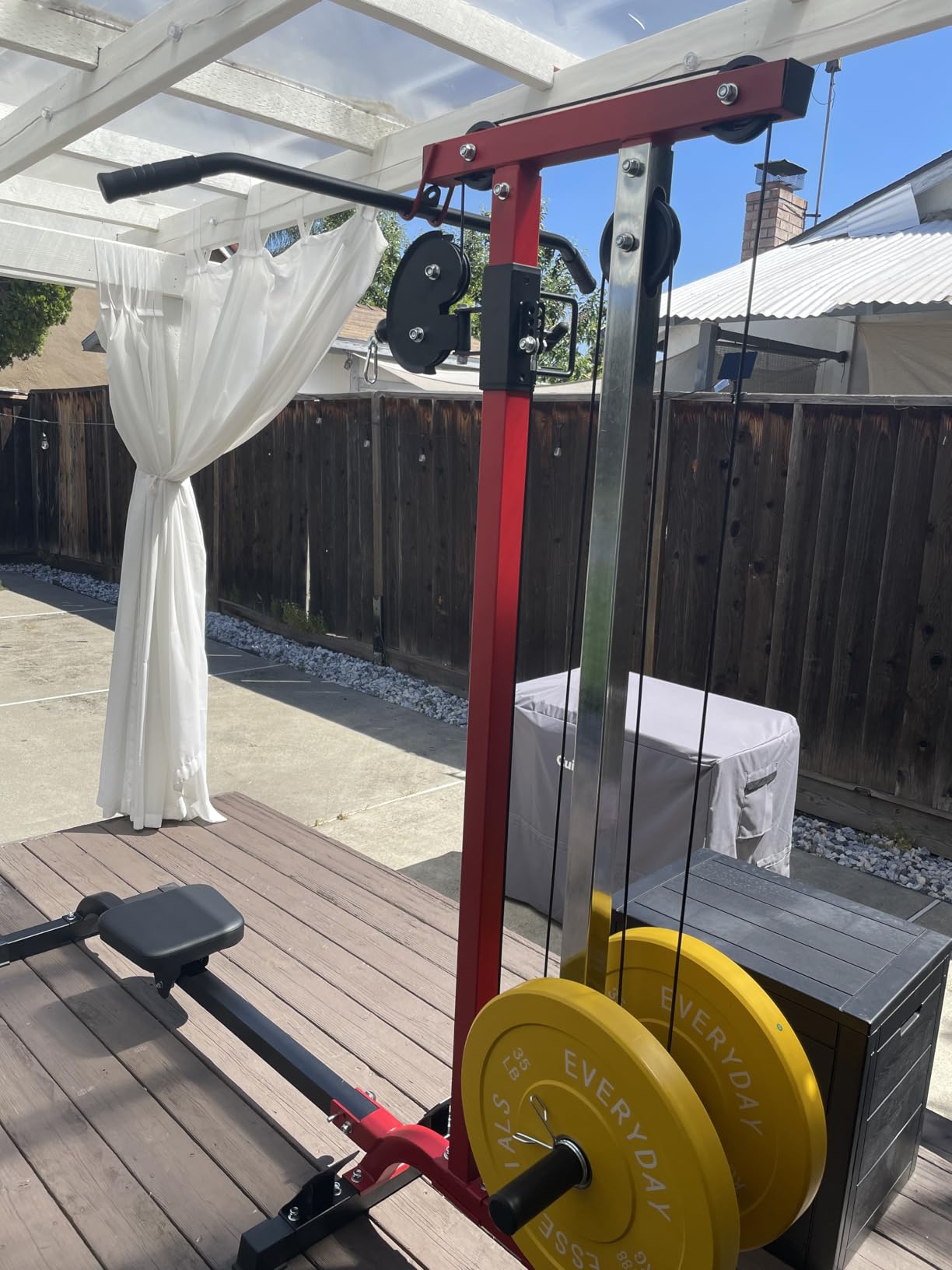 YOLEO 2-in-1 Cable Machine, LAT Pulldown & Rowing Machine for Home Gym customer photo 1