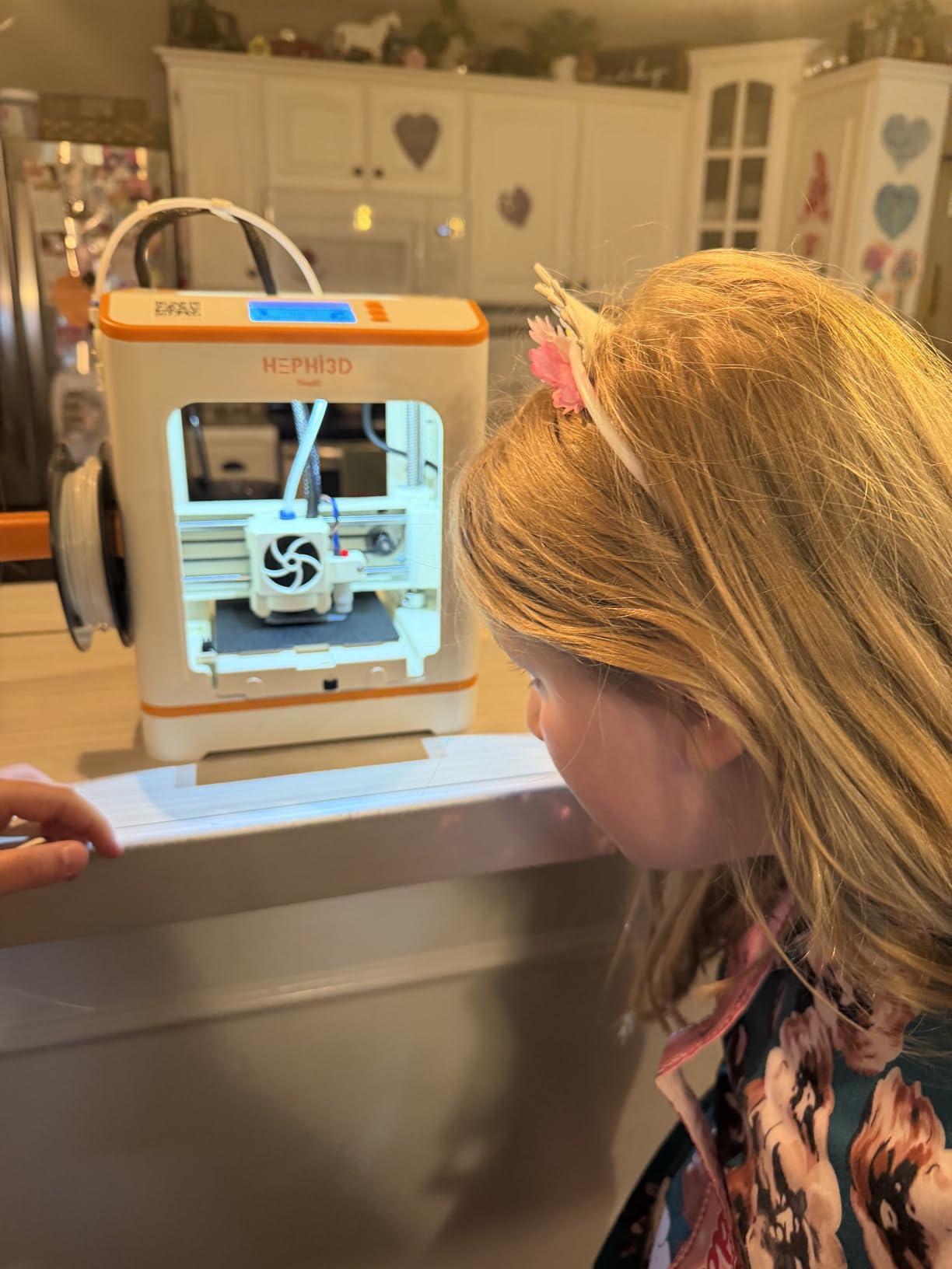 HEPHi3D TINA2S 3D Printer for Kids & Beginners Friendly, Fully Assembled | Auto Leveling 3D Printers for Beginners with APP & WiFi Control, Huge Model Library, Mini 3D Printer Friendly for Home, STEM customer photo 2