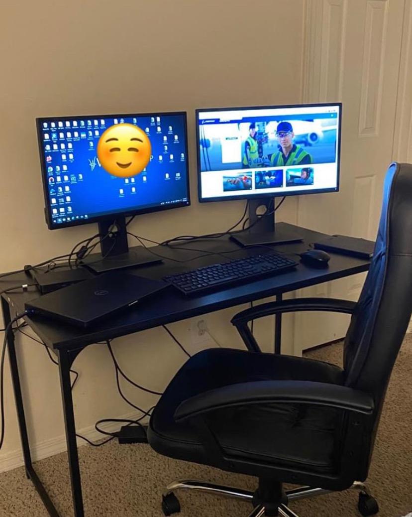 CubiCubi 40 x 24 Small One-Piece Standing Adjustable Electric Desk, Maple customer photo 2