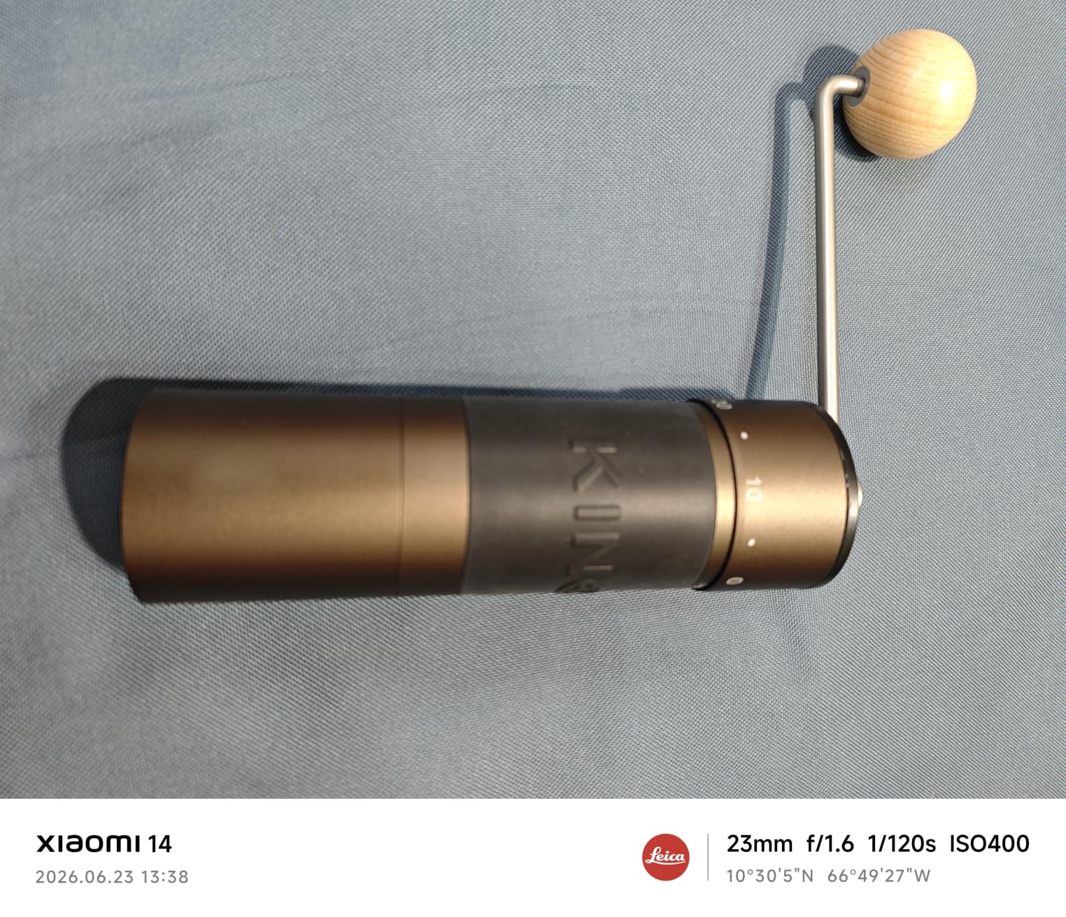 [Sliver] KINGrinder K6 Manual Coffee Grinder Straight Handle Stainless Burr | Supports grind settings for various brewing methods such as pour-over and espresso customer photo 1