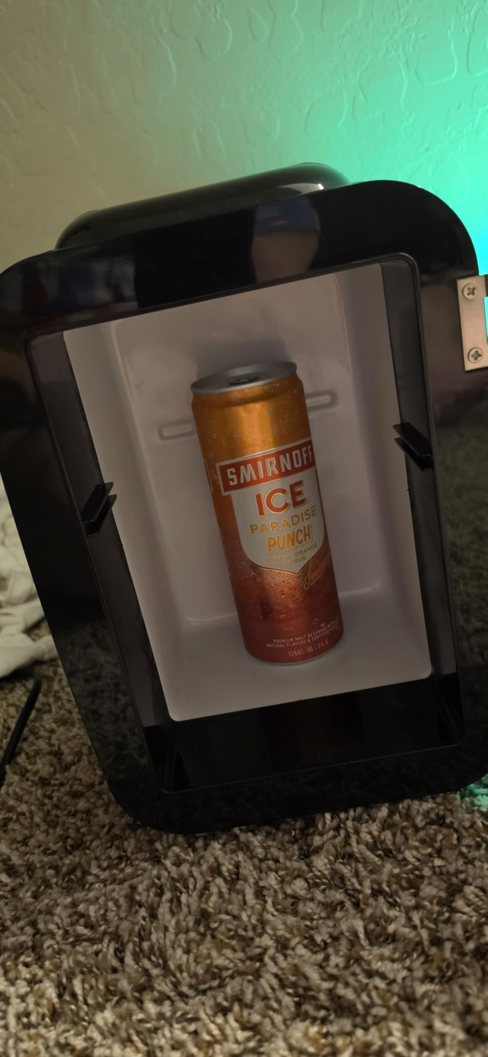 BEICHEN Mini Fridge 4L/6 Can With APP Light Controller for Gaming Room | 4L compact design | APP-controlled customized gaming light | Silent & energy-saving | AC/DC for home & auto | Black customer photo 2