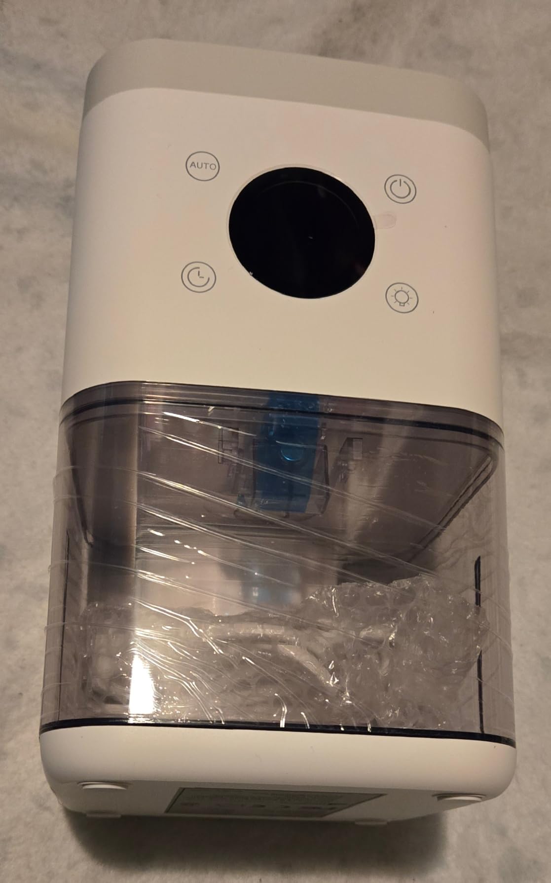 Small Dehumidifier for Bedroom - 63oz 35dB Quiet Auto Dehumidify (60/70%) & Continuous Mode for Bathroom Closet RV, Auto Defrost & Auto Shut-Off, 7-Color Flowing Night Light & Timer, Portable - White customer photo 1