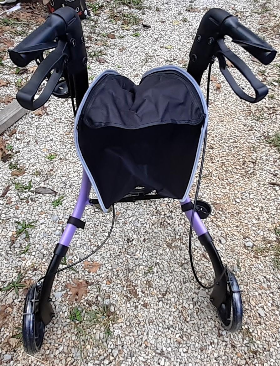 HOMLAND Foldable 3 Wheel Walkers for Seniors, Lightweight 10.4 lb customer photo 2