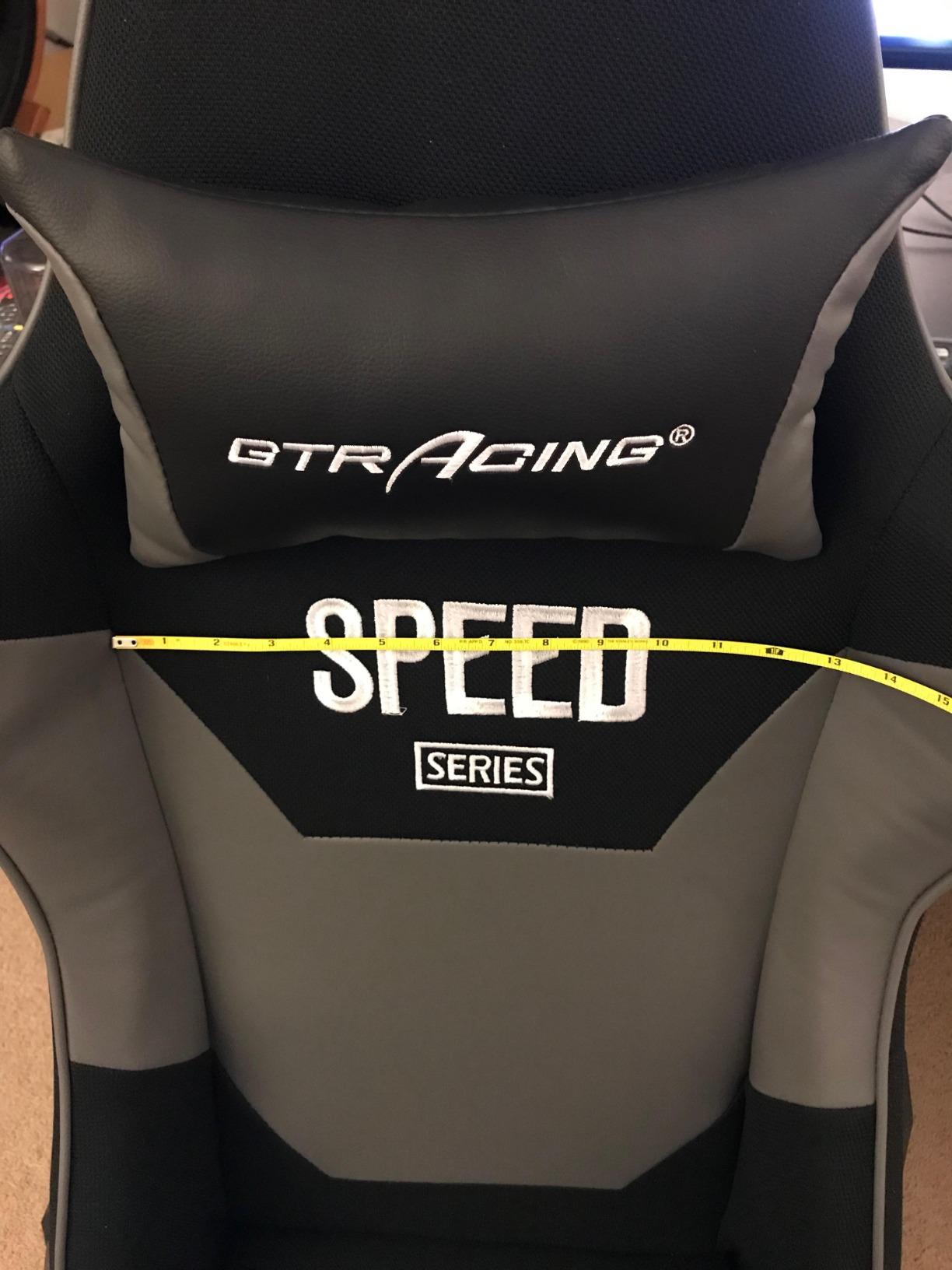 GTPLAYER Big and Tall Gaming Chair Ergonomic Heavy Duty Office Chair Racing Seat with Adjustable Lumbar Pillow Footrest 150° Reclining Thickened Armrests Breathable Mesh for Esports/PC Gaming customer photo 1
