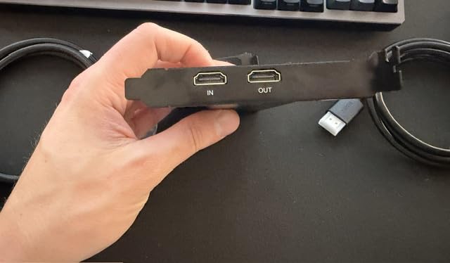 4K Internal Capture Card, PCIe Capture Card, HDMI, 4K60 Passthrough, Ultra-Low Latency for Streaming & Recording, for PS4,PS5, Xbox, in OBS, YouTube, Single & Dual PC Setups, Black customer photo 2