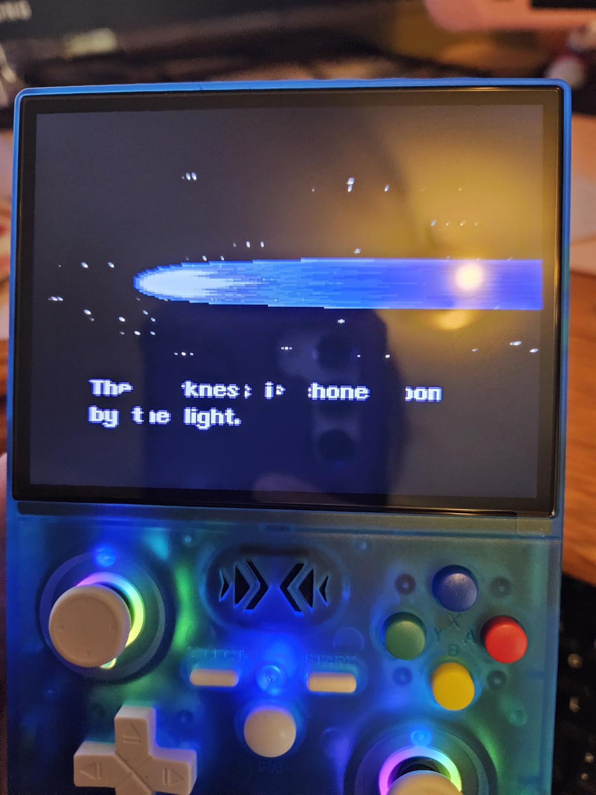 XF45V Retro Handheld Game Console, 4.5 Inch IPS HD Screen, Built-in 20,000+ Classic Games, 30+ Emulators, Portable Hand Held Open Source Linux System, 4000mAh Battery Retro Gaming Console(Black) customer photo 1