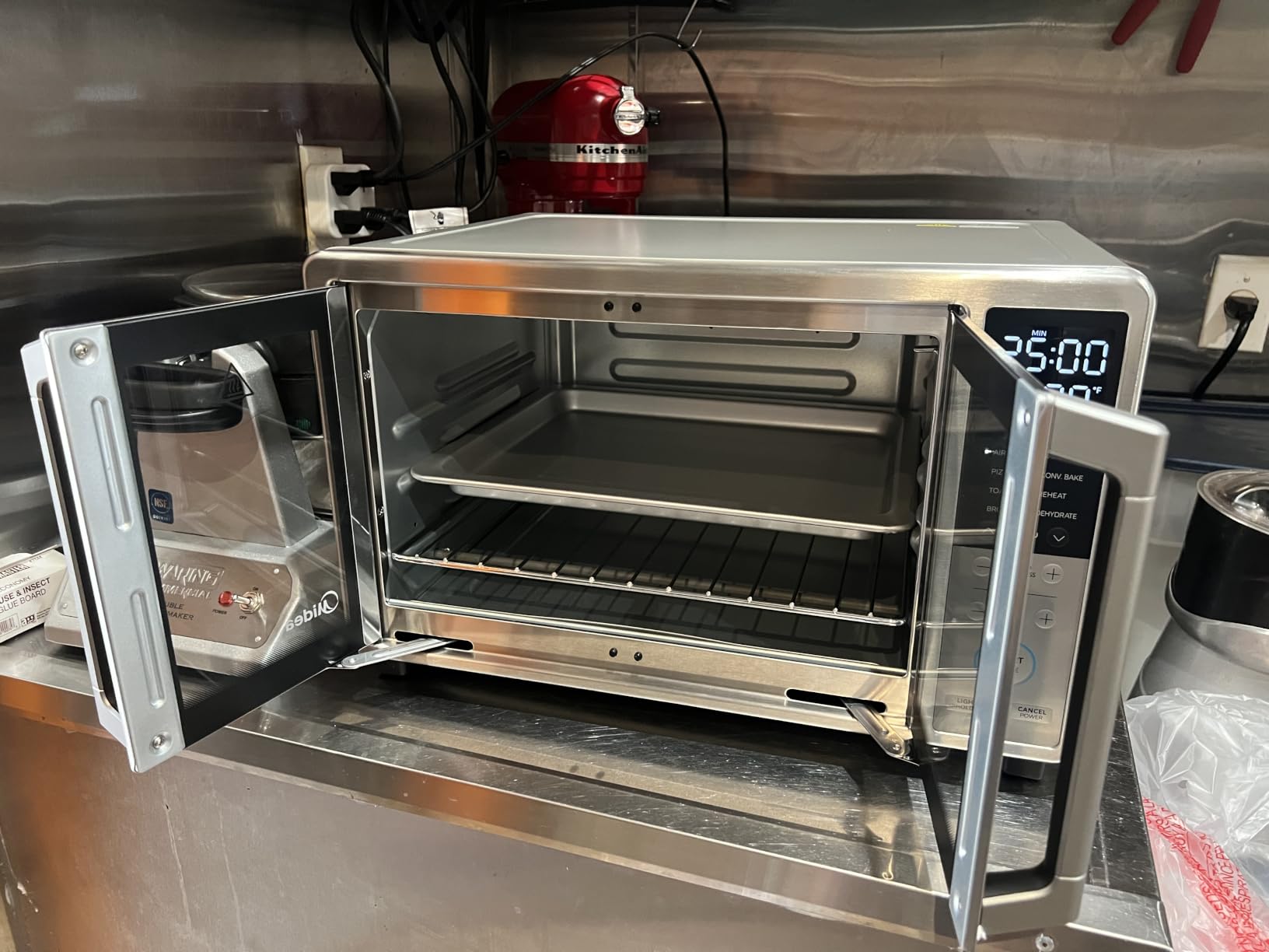 Midea Flexify Slim 8-in-1 French Door Toaster Oven Air Fryer Combo, 25QT, Compact Countertop Oven with Infrared SpeedHeat, Stainless Steel customer photo 2