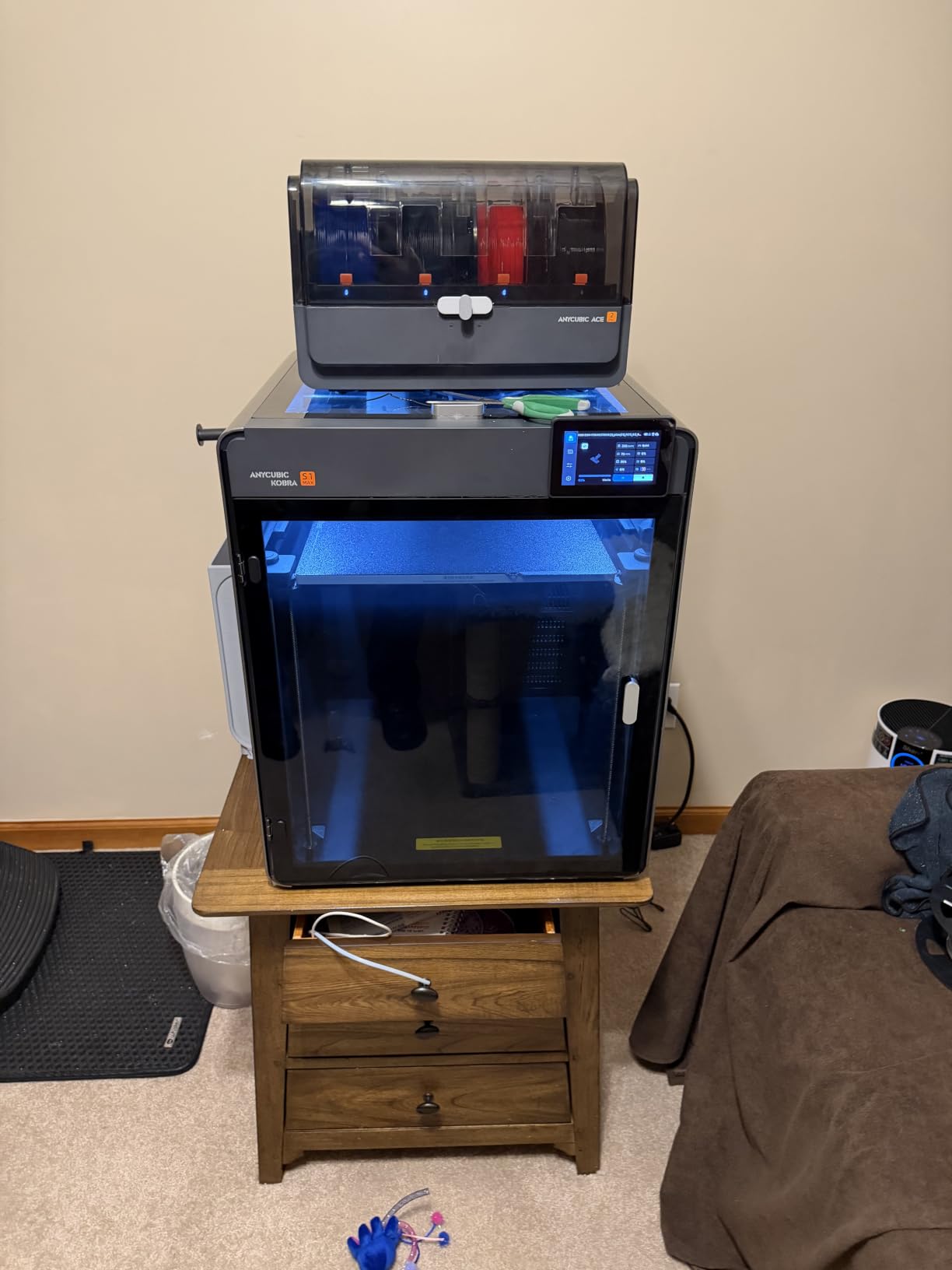 Anycubic Kobra S1 Max Combo 3D Printer, Large Build Size 350x350x350 mm³ customer photo 2