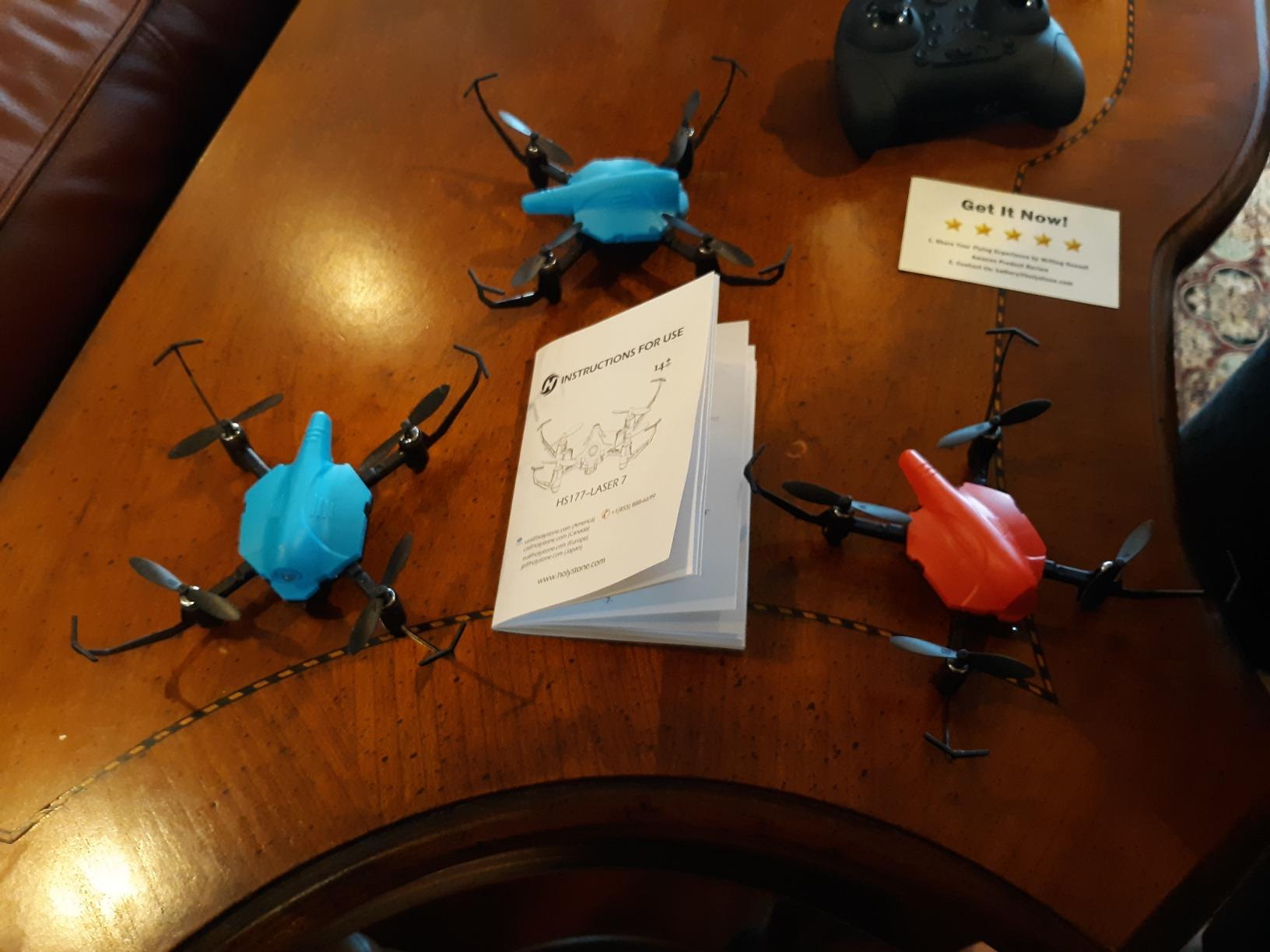 Holy Stone HS420 Mini Drone with 1080P HD FPV Camera for Kids Adults Beginners, Pocket RC Quadcopter with 3 Batteries 1 Carrying Case,Toss to Launch,Gesture Selfie, Altitude Hold, Circle Fly, Orange customer photo 2