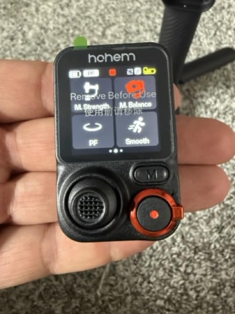 Hohem iSteady MT3 Pro 4-in-1 Camera Gimbal Stabilizer for Mirrorless/Action Cameras/Smartphone, AI Tracker, Detachable Touchscreen Controls, Fill Light, 2.5KG Payload, for Canon/Nikon/Sony/Fujifilm customer photo 2