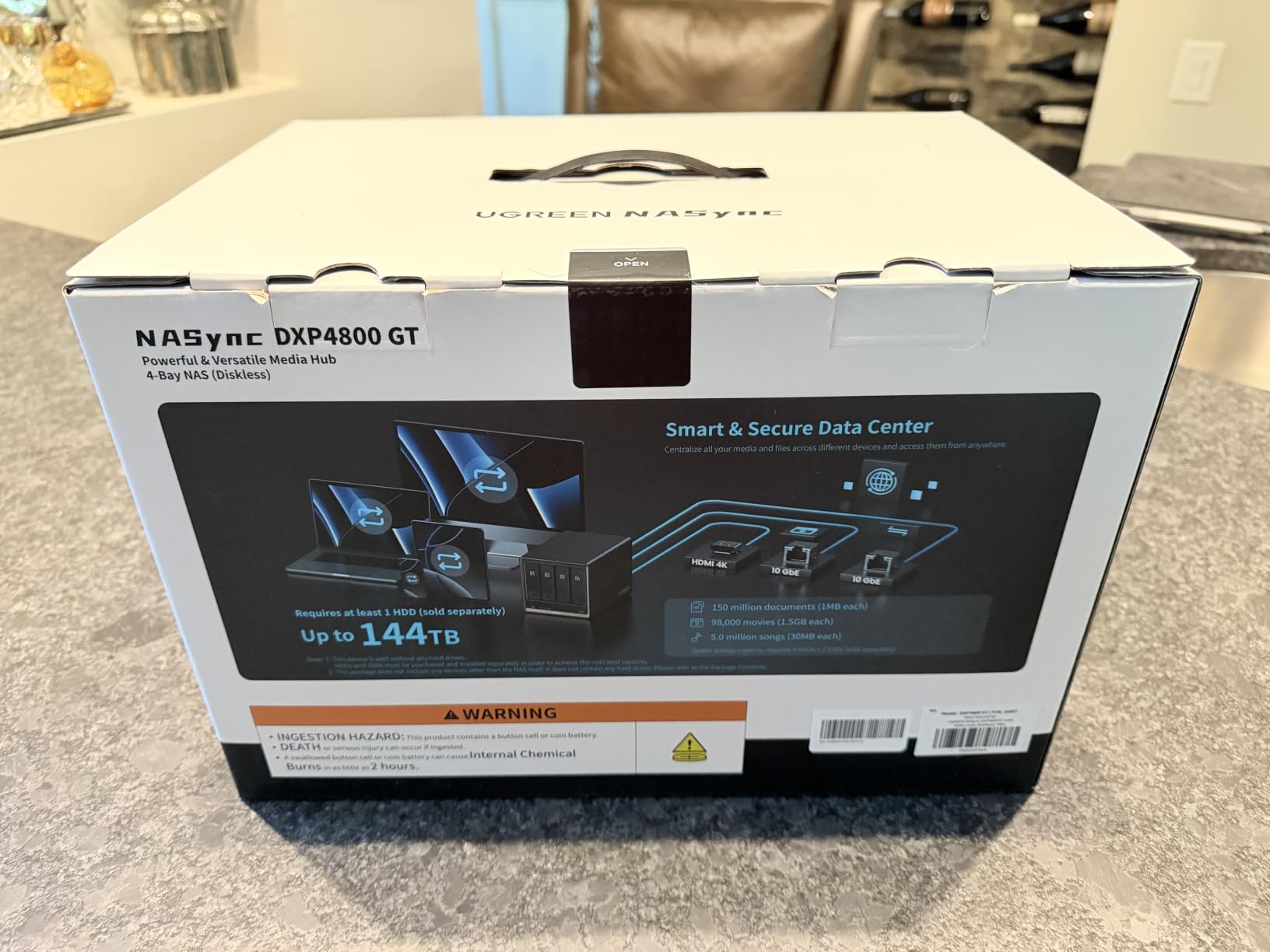UGREEN NAS DXP4800 GT 4-Bay for Creators, Tech Enthusiasts and Office Teams customer photo 2