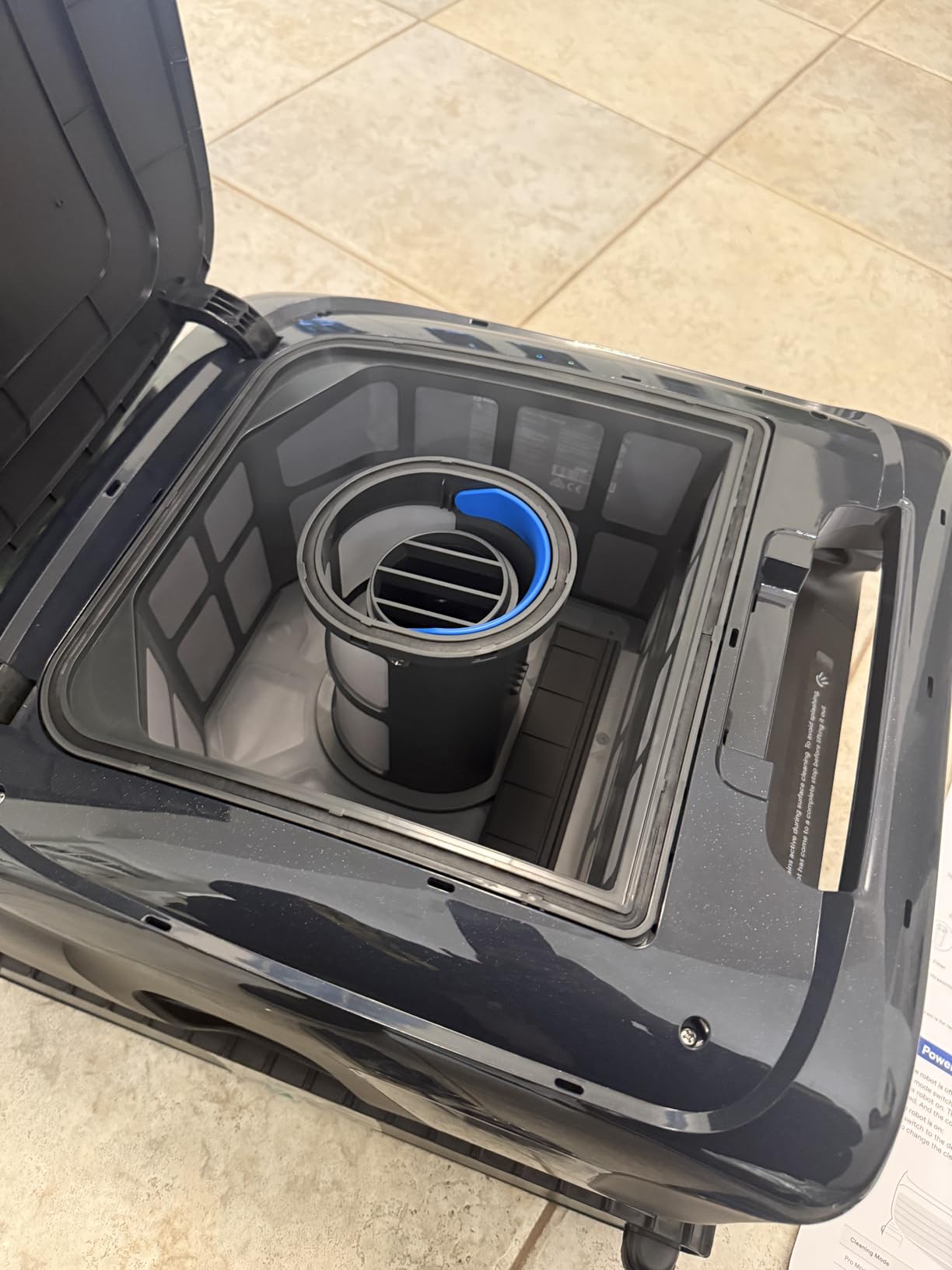 Beatbot Sora 70 Pool Vacuum Robot, 360° Top-to-Bottom Cleaning, Smart Surface Parking, 6L Capacity, 6800GPH Super Power for Above & In-Ground Pools Up to 3,200 sq. ft, Navy Blue customer photo 2