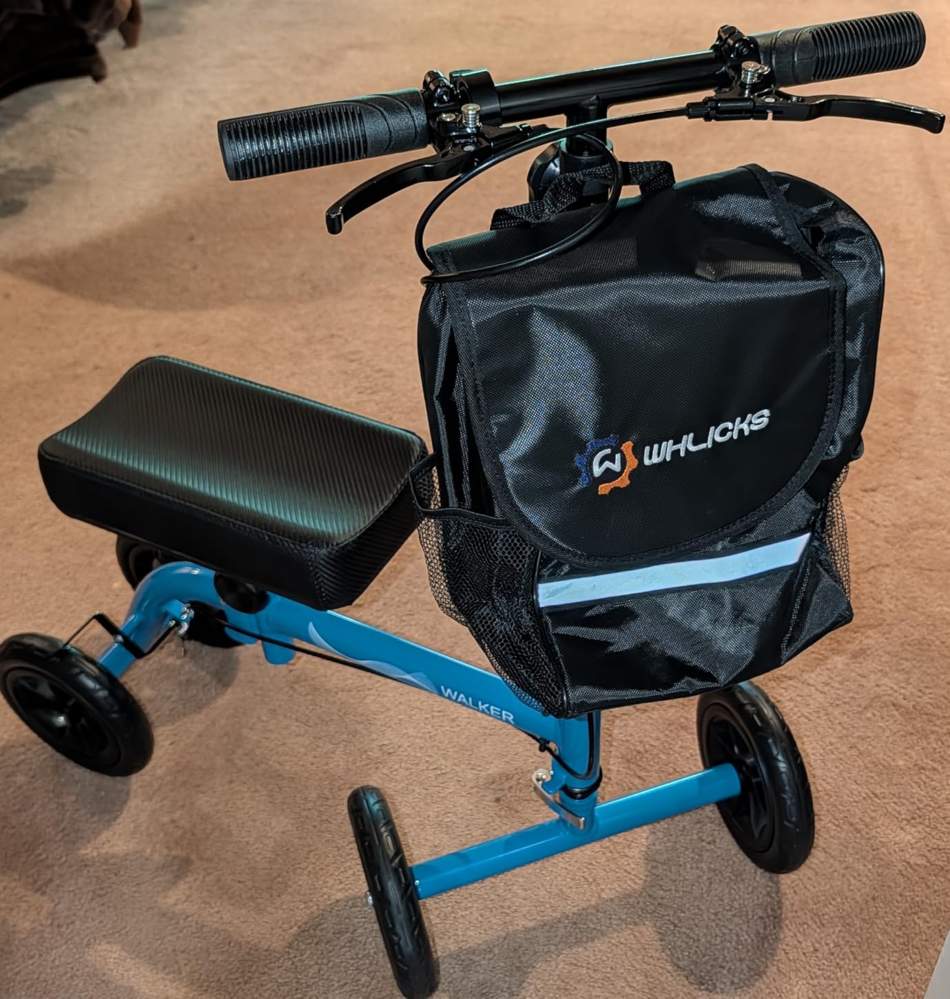 WHLICKS Foldable All Terrain Knee Scooter for Adults for Foot Injuries customer photo 1