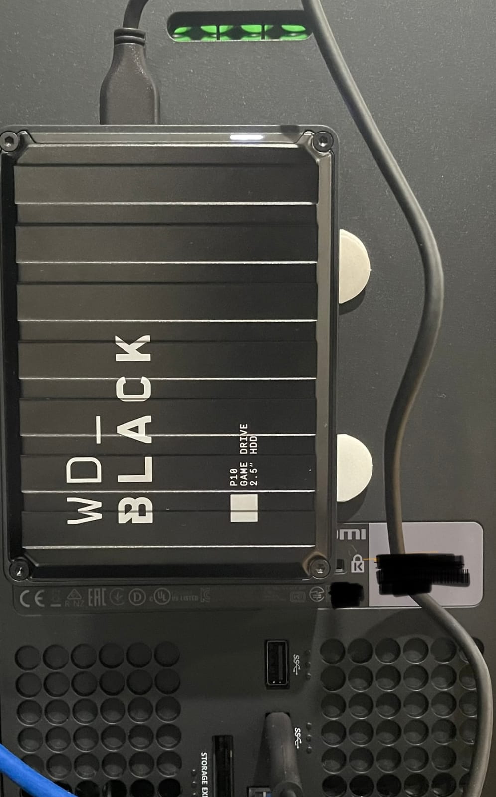 WD_Black 2TB P10 Game Drive, Works with PlayStation for On-the-Go Access to Your PlayStation Game Library - WDBSYM0020BWT customer photo 2
