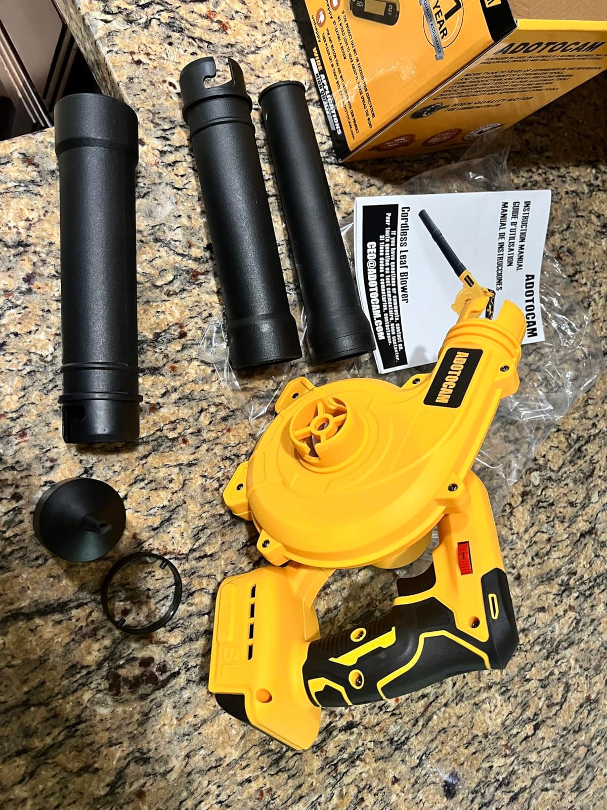2 in 1 Pole Leaf Blower Cordless with DeWalt 20V Max Battery(Tool Only) customer photo 2