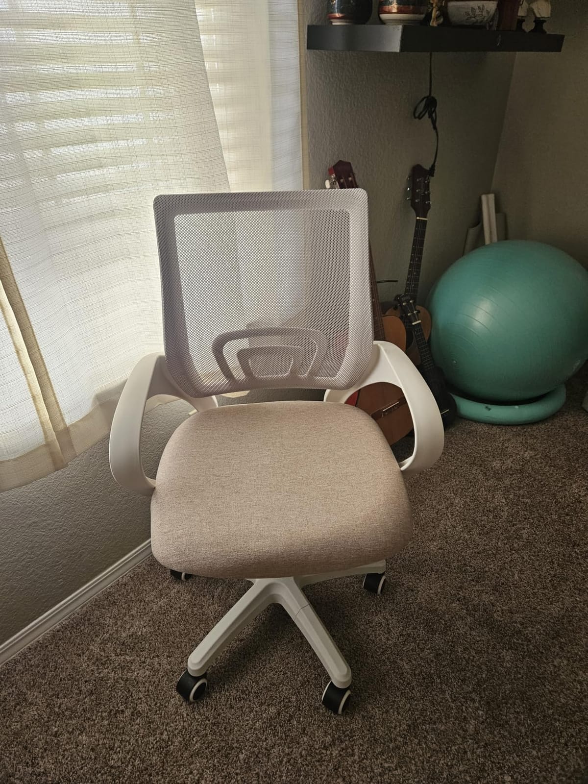 NEO CHAIR Office Computer Chair Ergonomic Mid-Back Mesh Desk Chair, Black customer photo 2