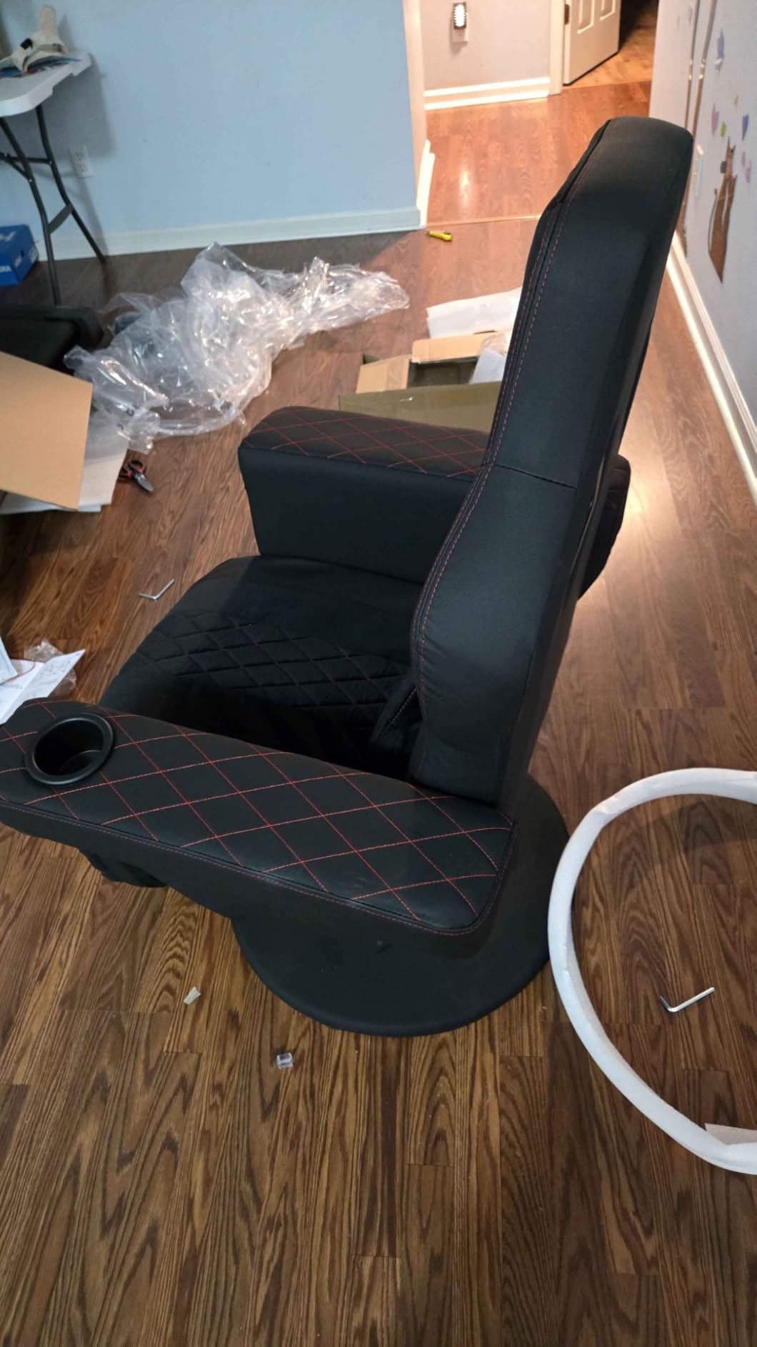 Dowinx Gaming Recliner Chair No Wheels with Footrest Shtasu Massage Lumbar customer photo 1