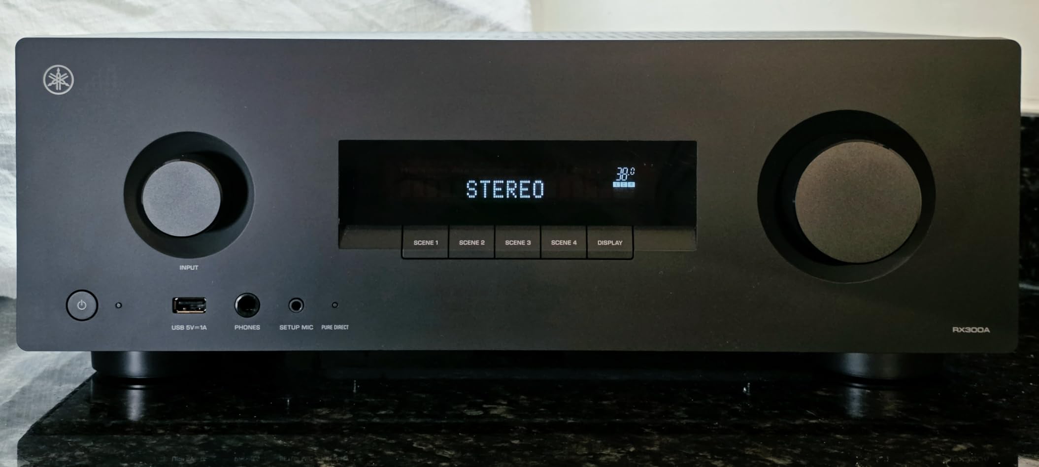 Yamaha RX300A 5.2-Channel Home Theater AV Receiver with Dolby Atmos, 4K120/8K HDMI and Bluetooth Multipoint (Black) customer photo 1