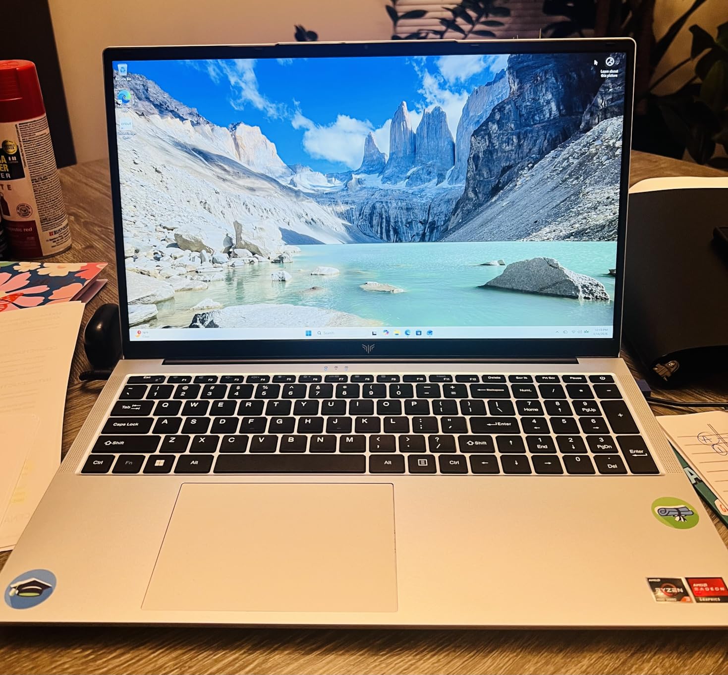 2026 AMD Gaming Laptop with Ryzen 5 7430U Processor (6C/12T, Up to 4.3GHz), 15.6
