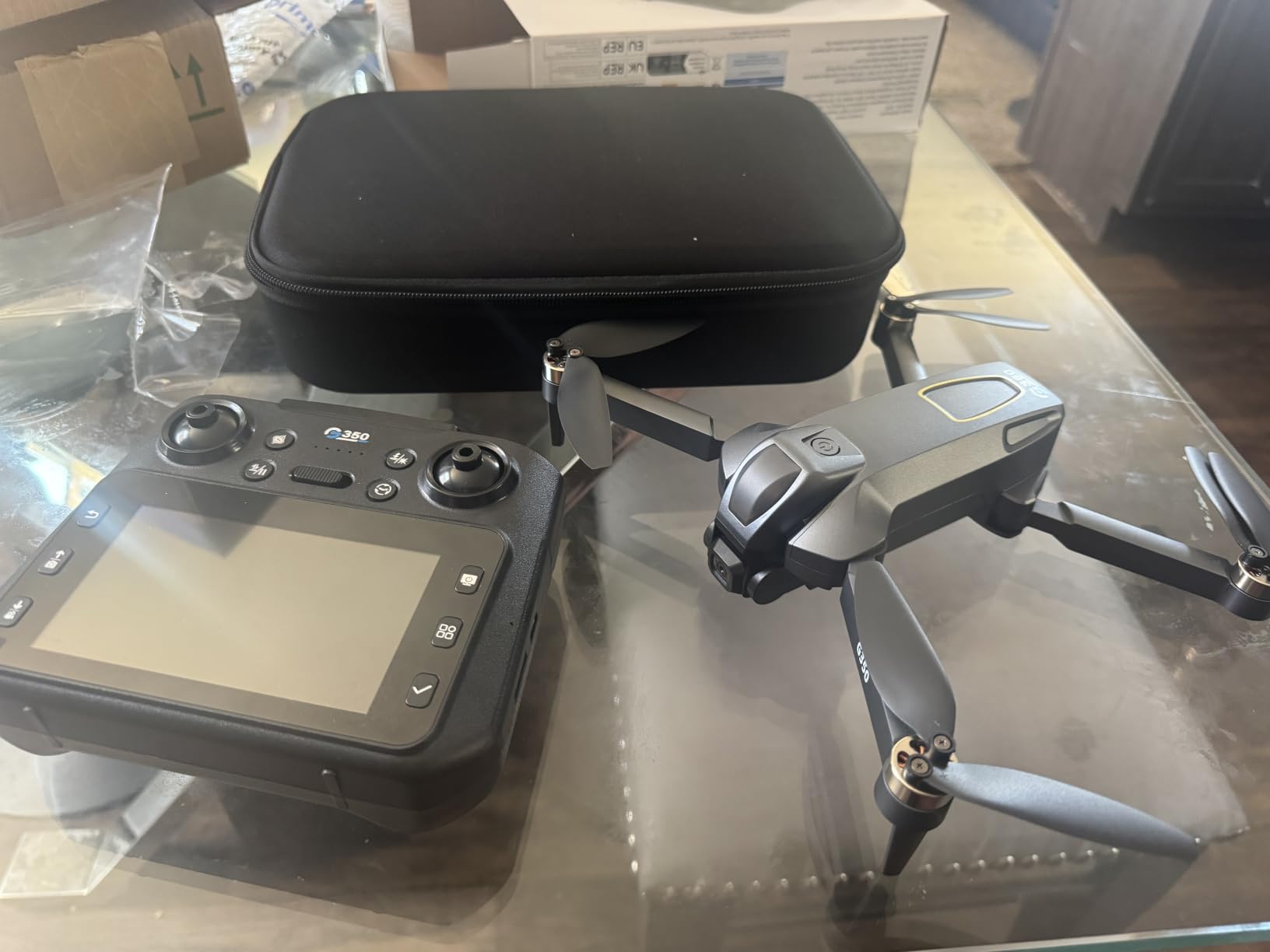 GPS Drone with 1080P Camera for Adults, Drone with 4.5inchLCD Screen Remote | RC Drone with 4.5inch LCD Screen Remote, Foldable Quadcopter, Mini Drone for Beginner, Auto Return, Follow Me, Under 249g customer photo 2