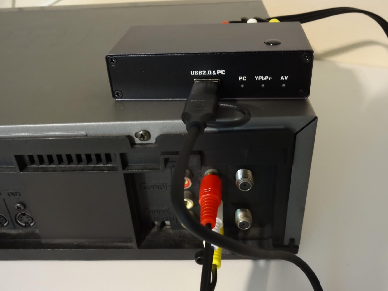 2026 Upgraded VHS RCA YPbPr to Digital Converter, 1080P 60Hz Component Composite Audio Video to USB Video Capture Card for VHS VCR DVD PS2 Wii N64 customer photo 1