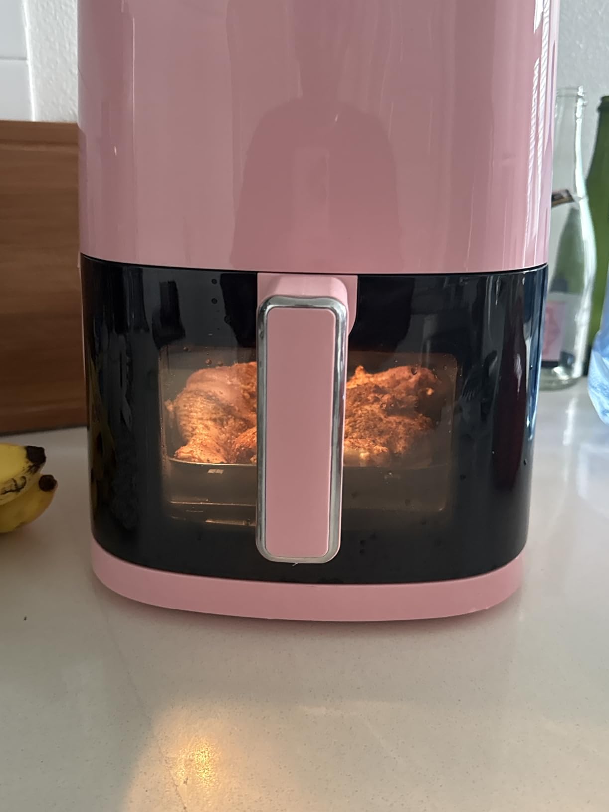 Sweetcrispy Air Fryer 6 Quarts with Window, 12-in-1 Square Airfryer Oven for Family, 400°F Rapid Air Crispy Technology, Roast Bake Dehydrate, Nonstick & Easy-Clean Basket customer photo 2