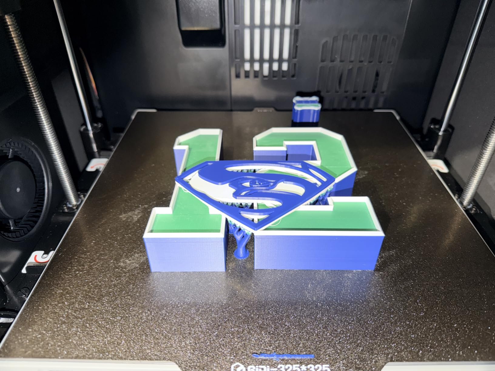 QIDI Plus5 Combo Multi-Color 3D Printer, 320x320x300mm Large Build Volume, 370C nozzle, 65C chamber heating, max 600mm/s high speed, auto-leveling, AI camera, Polar Cooler optional, multi-materials customer photo 2