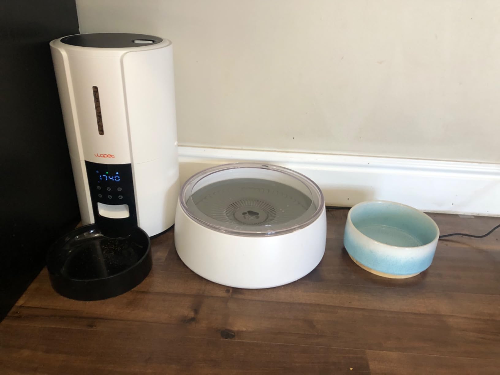 WOPET Automatic Cat Feeder, 3L Pet Dry Food Dispenser, Timed Portion Control with 6 Meals, Voice Recorder, Battery Backup customer photo 2