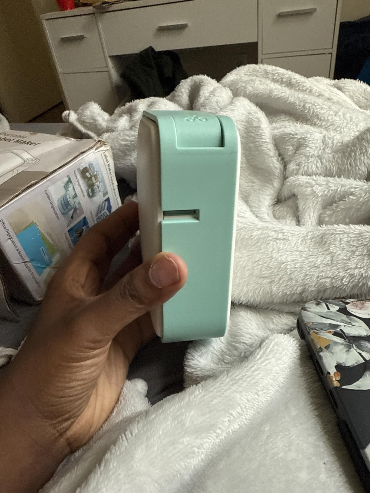 Heat Shrink Wire Label Maker, Bluetooth Industrial Label Machine with Tapes customer photo 2