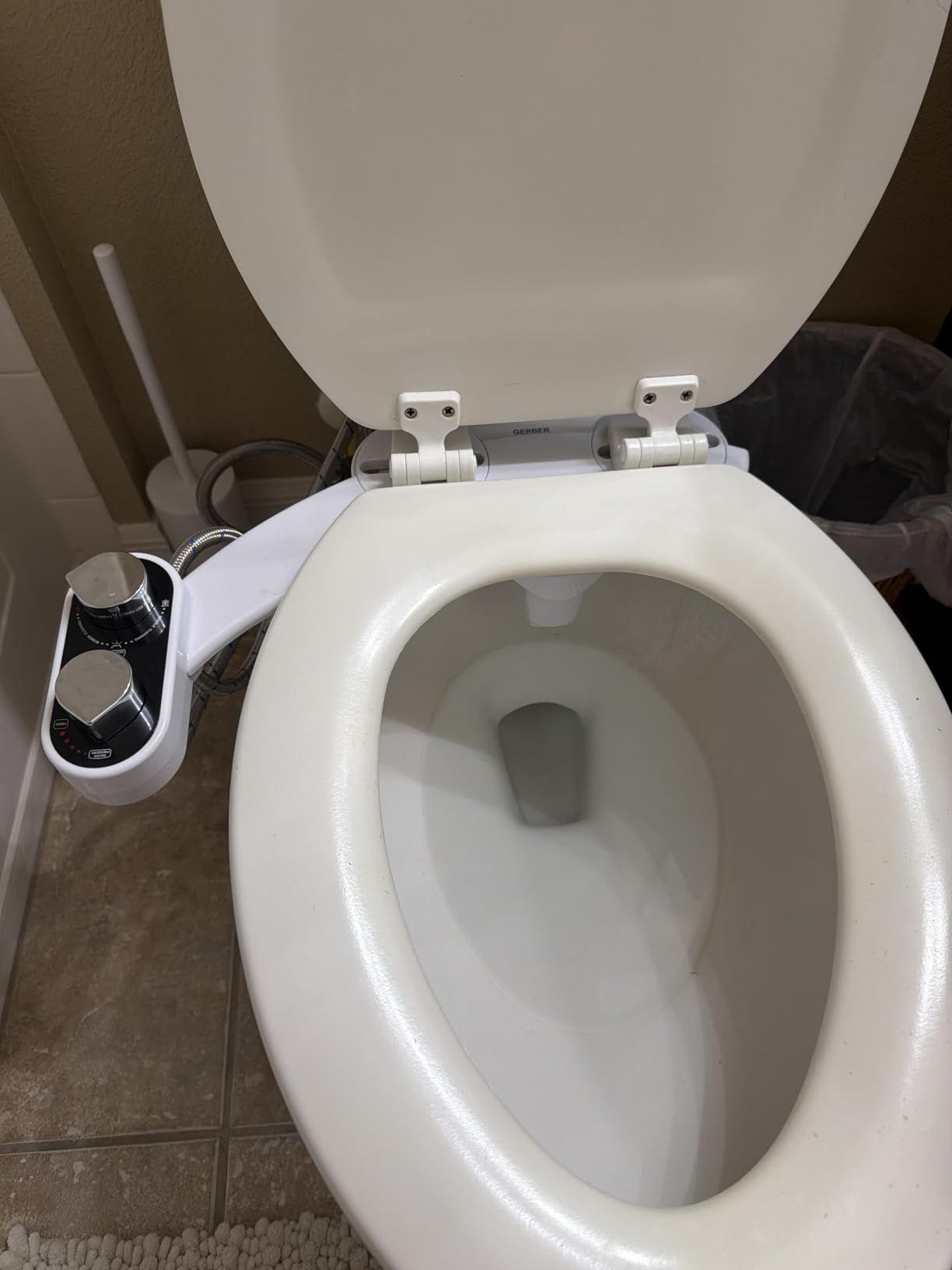CLEAR REAR Bidet Attachment for Toilet Seat - Non-Electric with Self Cleaning Dual Nozzles, Leak Proof Connectors, Adjustable Water Spray, Rear & Feminine Wash - Hygienic Bathroom Upgrades customer photo 2