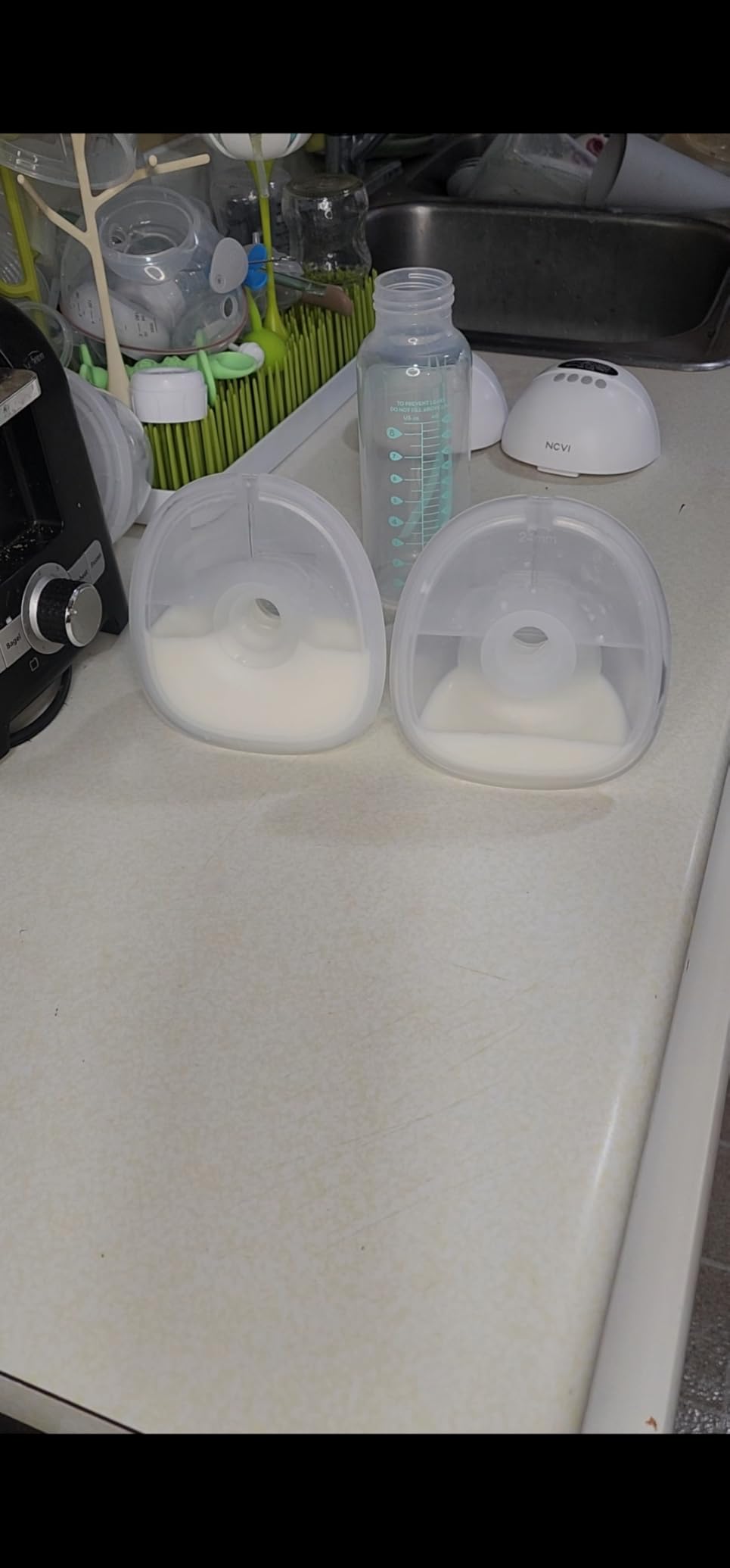NCVI Heated Breast Pump Wearable, 360° All-Around Heat +30% Output for Mom customer photo 2