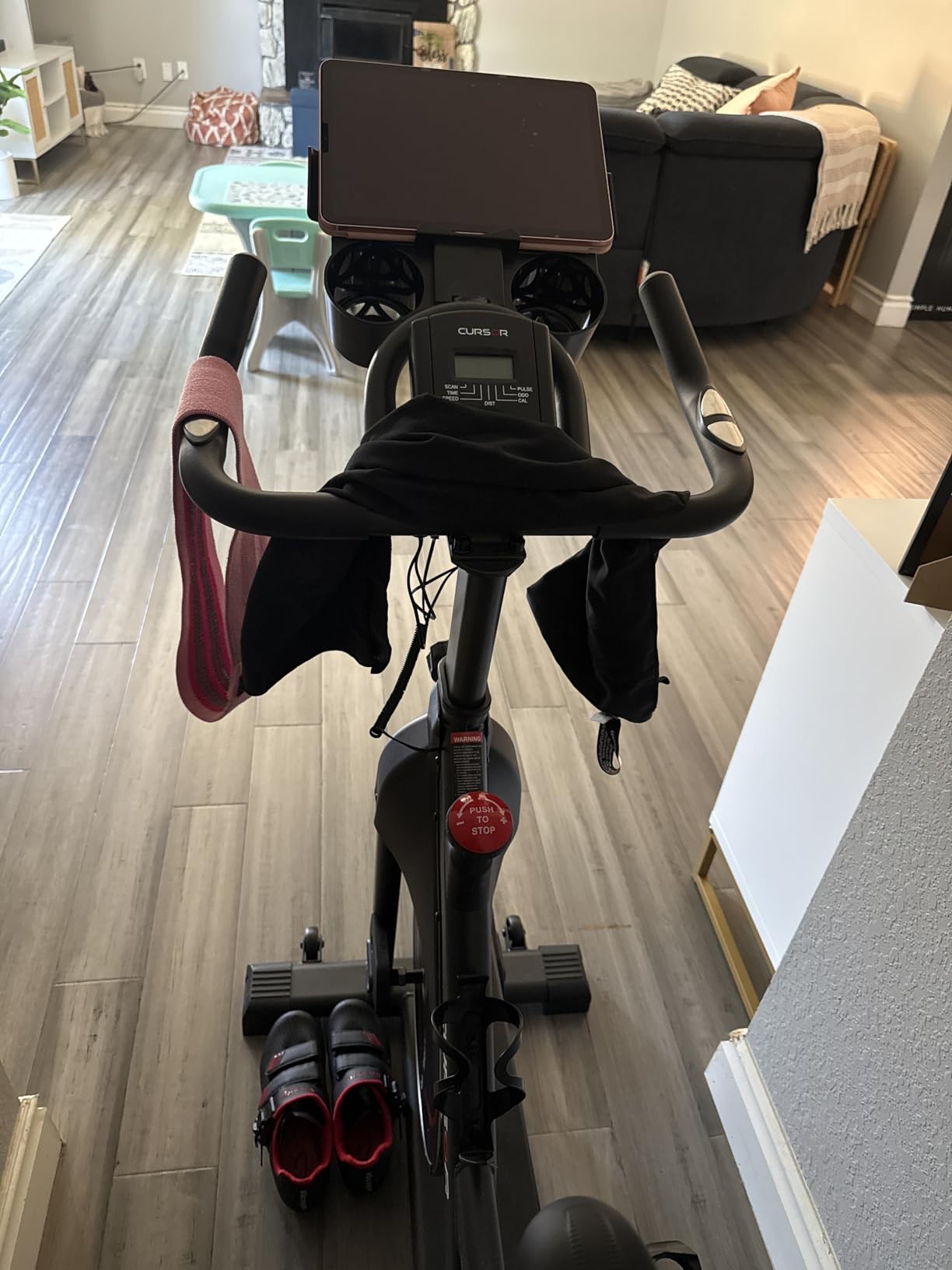 CURSOR Exercise Bike, Magnetic Friction Stationary Bikes for Home with APP customer photo 1
