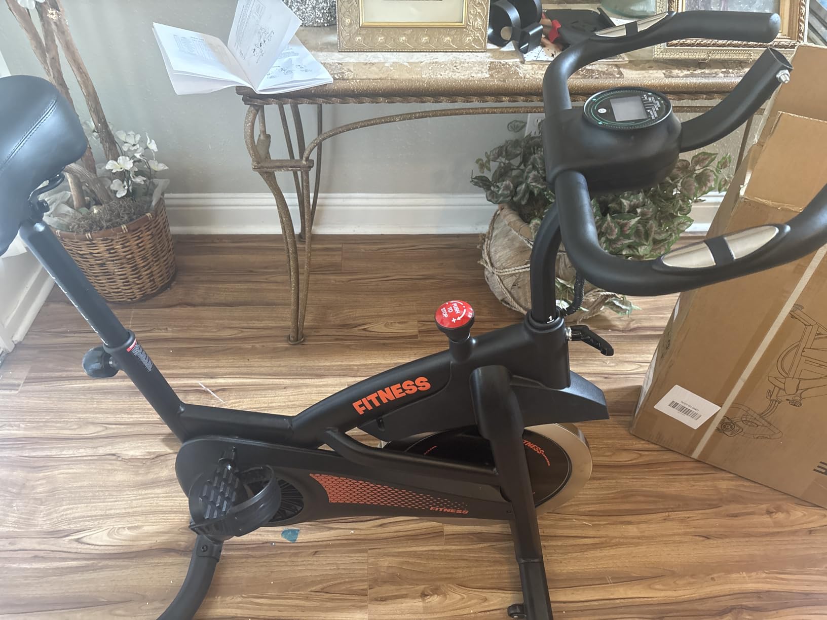 CURSOR Exercise Bike, Magnetic Friction Stationary Bikes for Home with APP customer photo 2