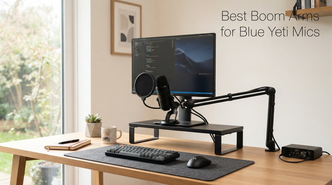Best Boom Arms for Blue Yeti Mics