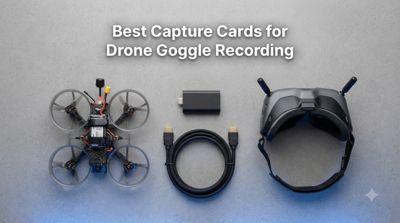 Best Capture Cards for Drone Goggle Recording