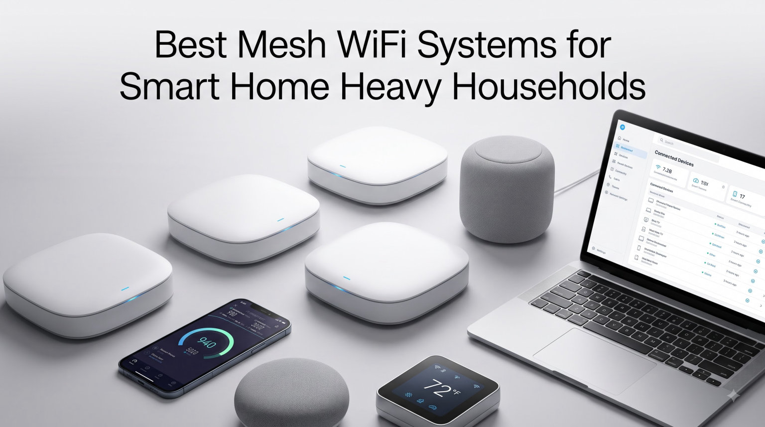 Best Mesh WiFi Systems for Smart Home Heavy Households