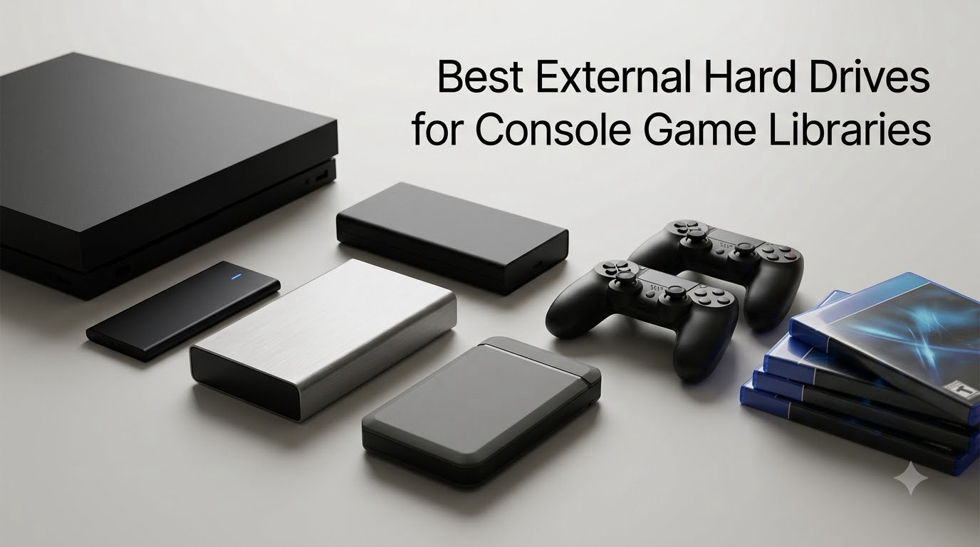 Best External Hard Drives for Console Game Libraries