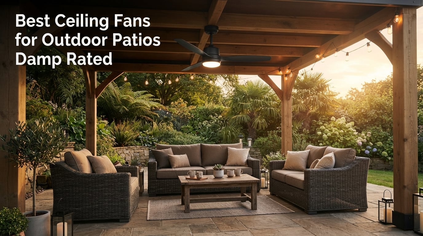 Best Ceiling Fans for Outdoor Patios Damp Rated