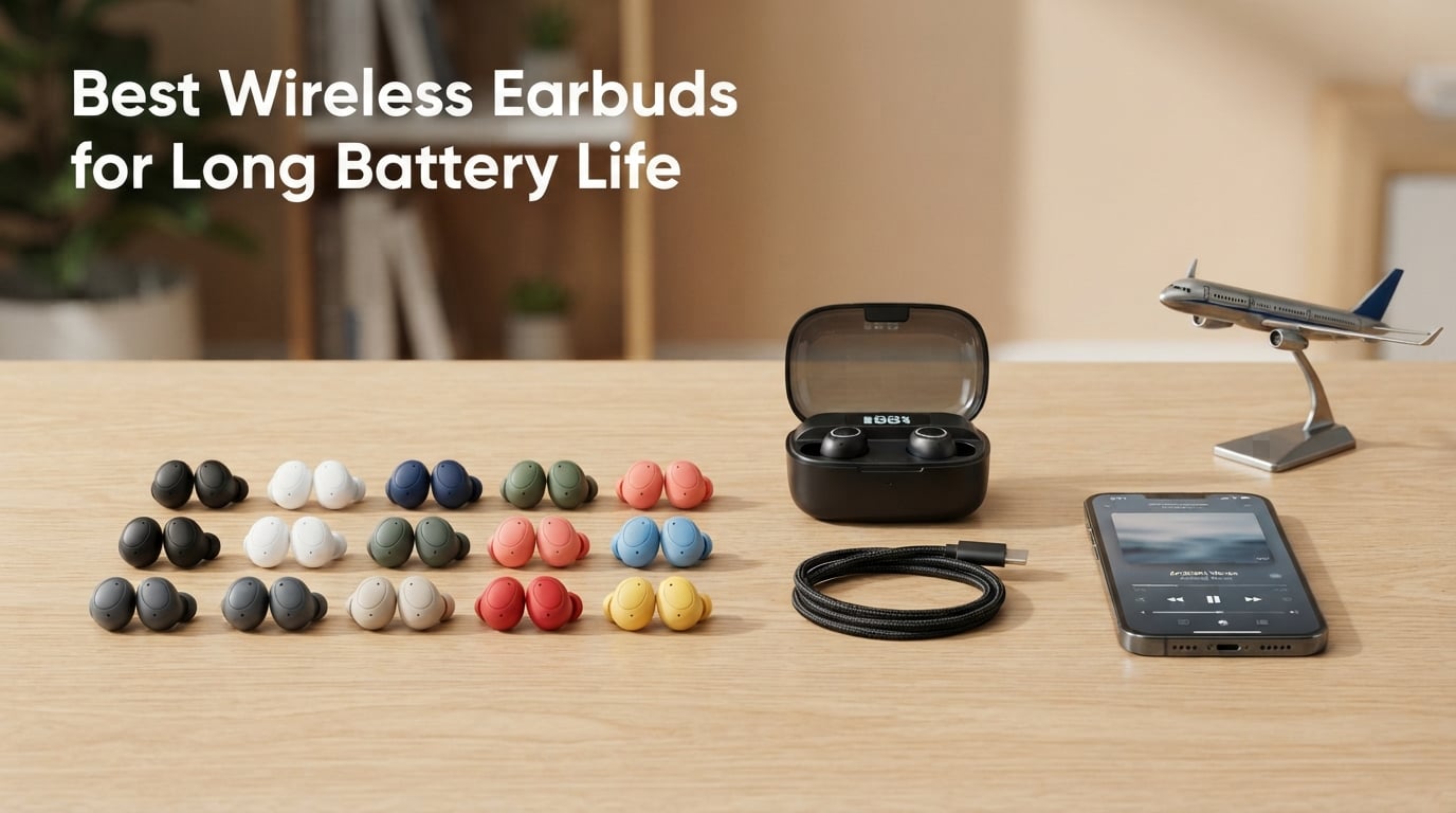 Best Wireless Earbuds for Long Battery Life