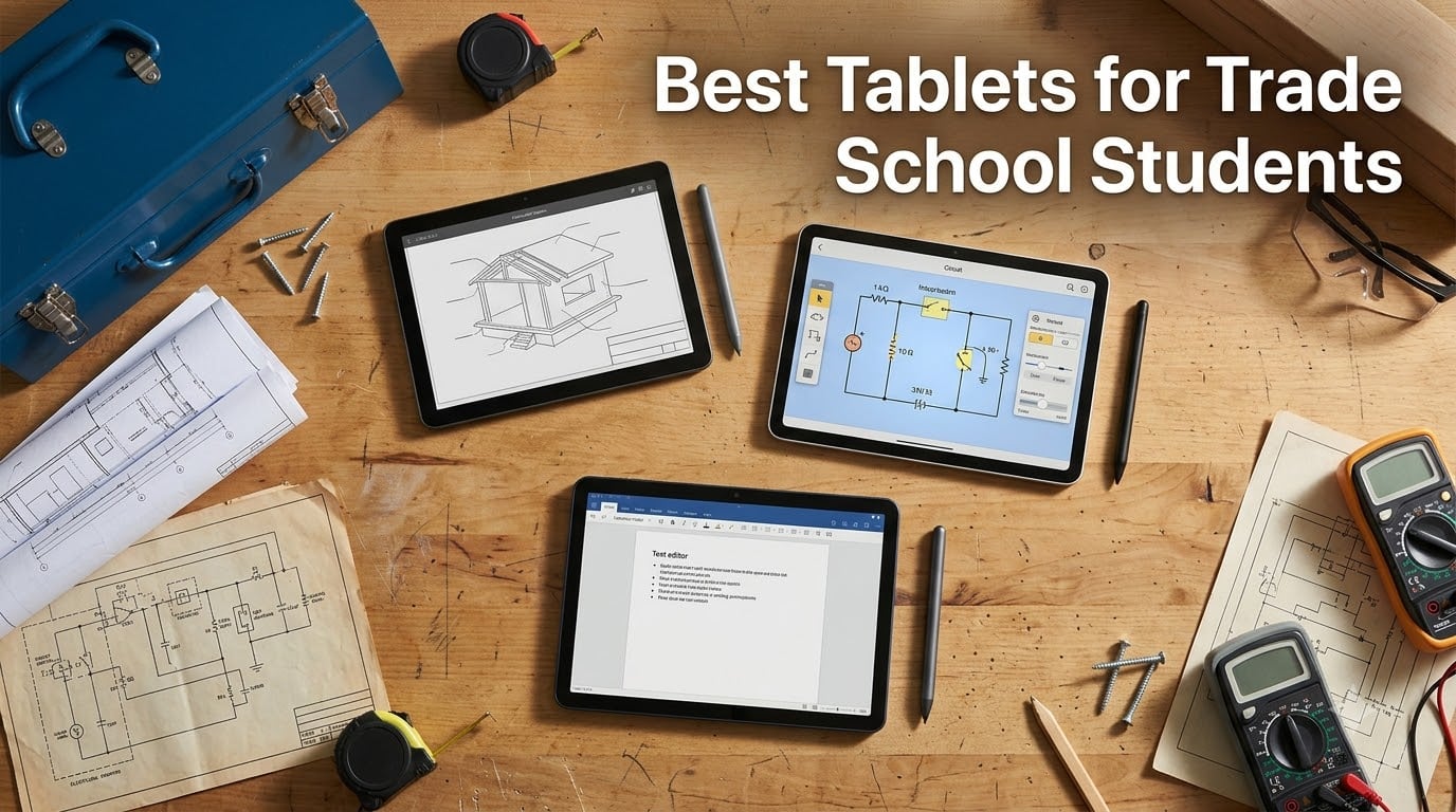 Best Tablets for Trade School Students