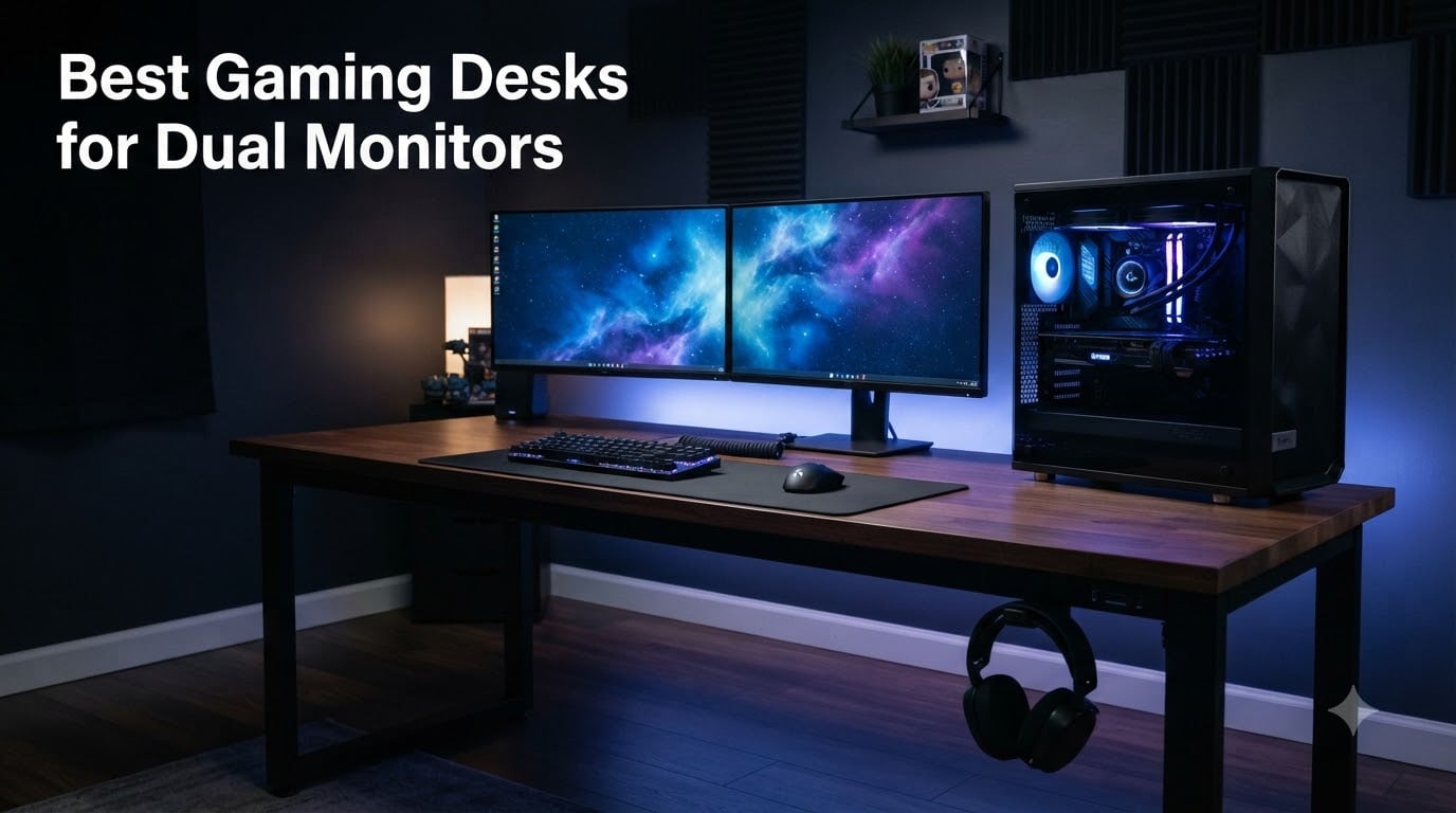 Best Gaming Desks for Dual Monitors